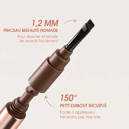Pinceau biseauté de précision