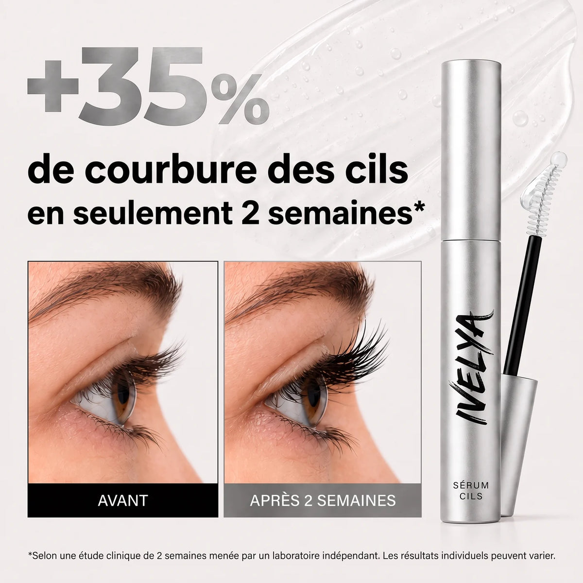 +35 % de courbure en 2 semaines
